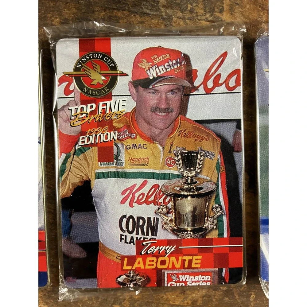 1996 NASCAR Winston‎ Cup 5 Drivers Metal Cards Tin